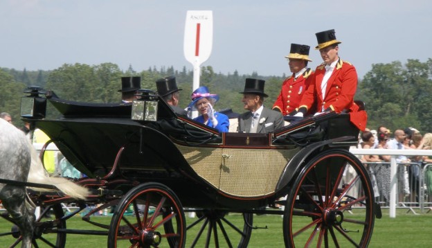 The Queen and Prince Philip attend Ascot