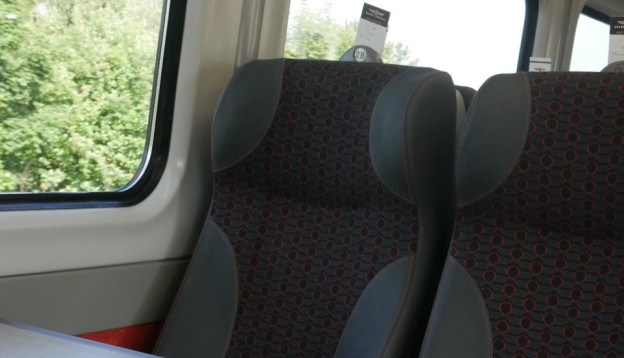 Grand Central train standard class reserved seating