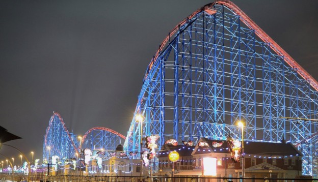 The Big One rollercoaster at Blackpool Pleasure Beach