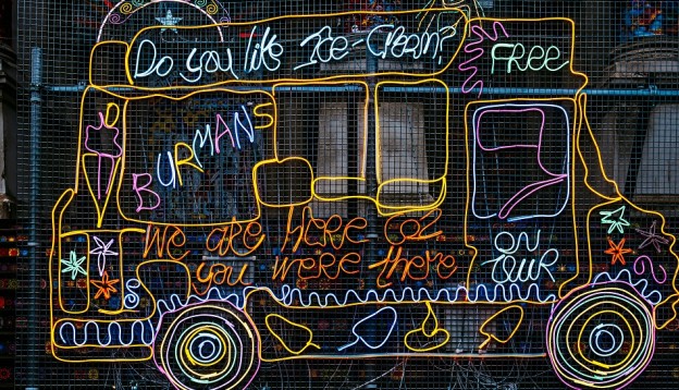 ice cream truck artwork from Tate Britain