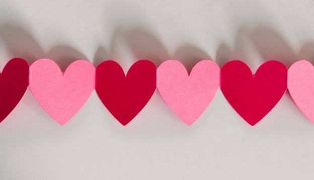 love heart banner