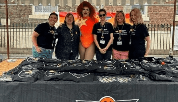 Volunteers supporting at Sunderland Pride