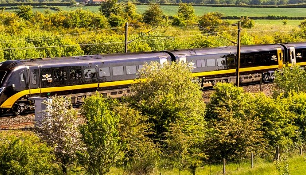 Grand Central train in countryside